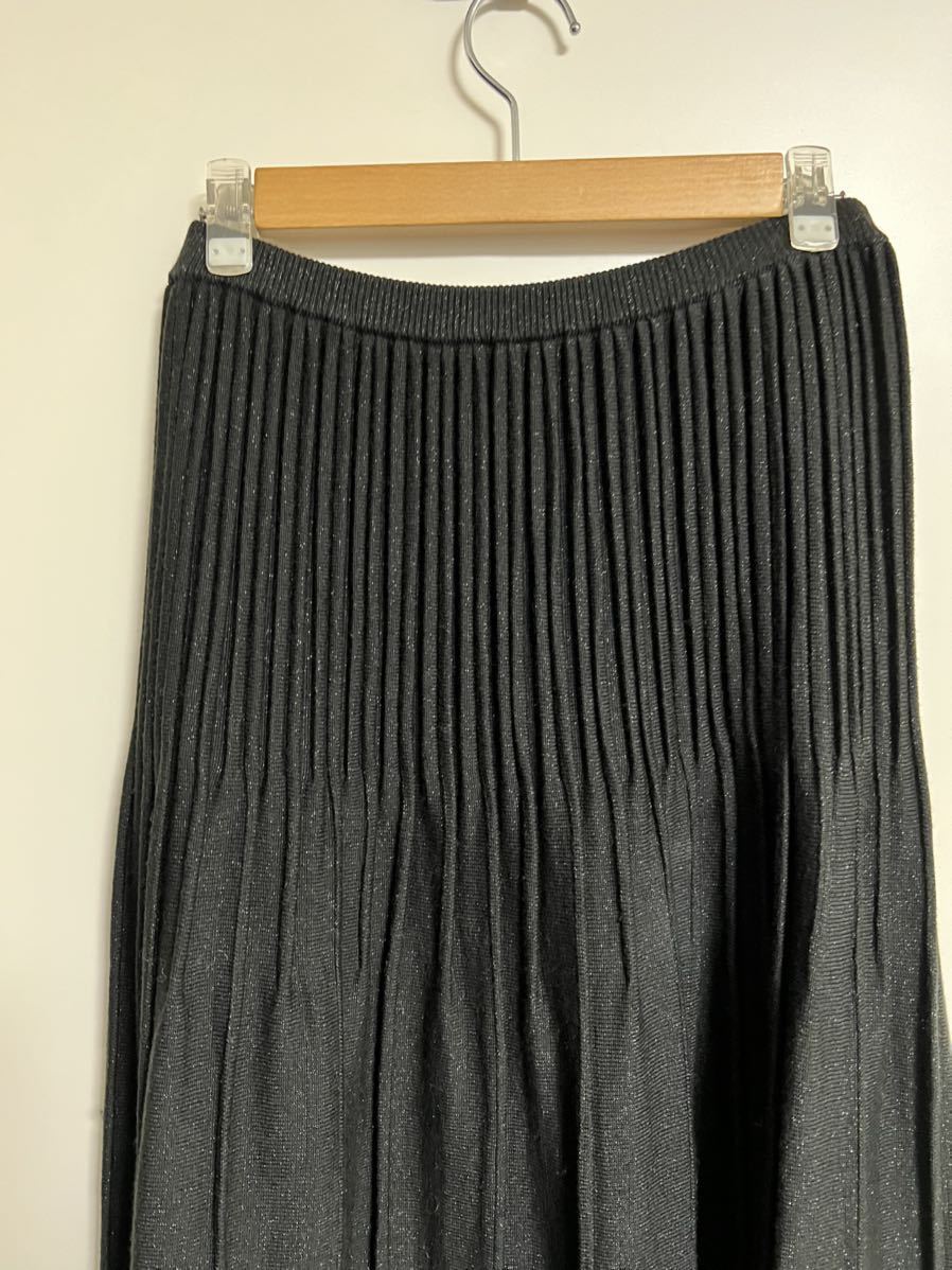 AKIRANAKA アキラナカ　ニットスカートSia knit skirt ロングスカート　マキシスカート　2 221222_画像4