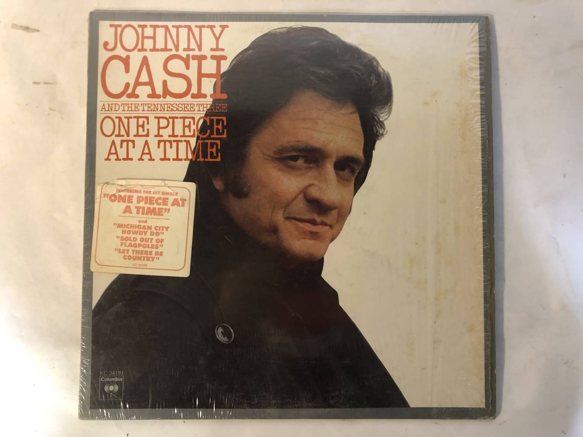 21218S 輸入盤 12inch LP★JOHNNY CASH & THE TENNESSEE THREE/ONE PIECE AT A TIME★KC 34193_画像1