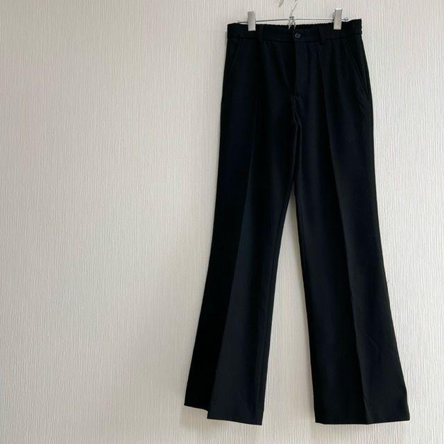 ZARA】 美品 スラックス コンフォートフレアパンツ ブラック S ZARA】 美品 スラックス コンフォートフレアパンツ ブラック S