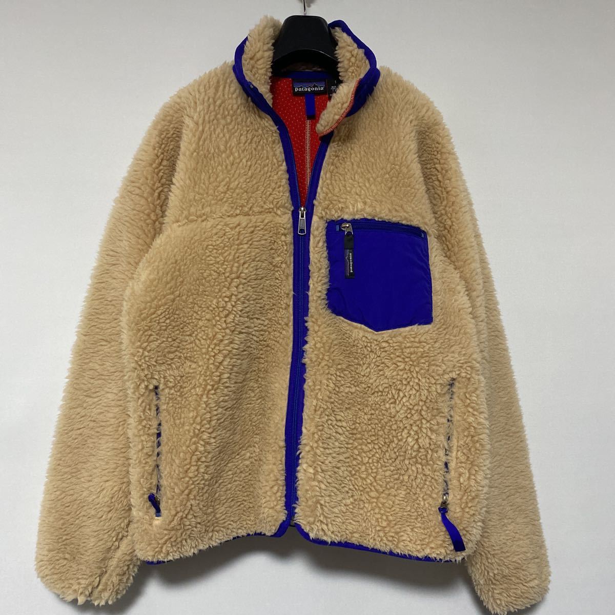 2022新入荷 新品同様 ビンテージ パイル ナチュラル USA patagonia S