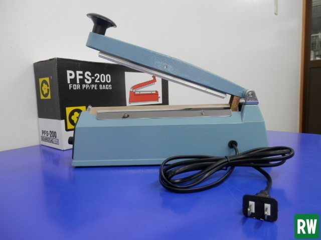  new goods hand sealing coat 20cm PFS-200 W75×D315×H230mm 100V [60Hz] desk sealing coat Impulse sealing coat [2-196694]