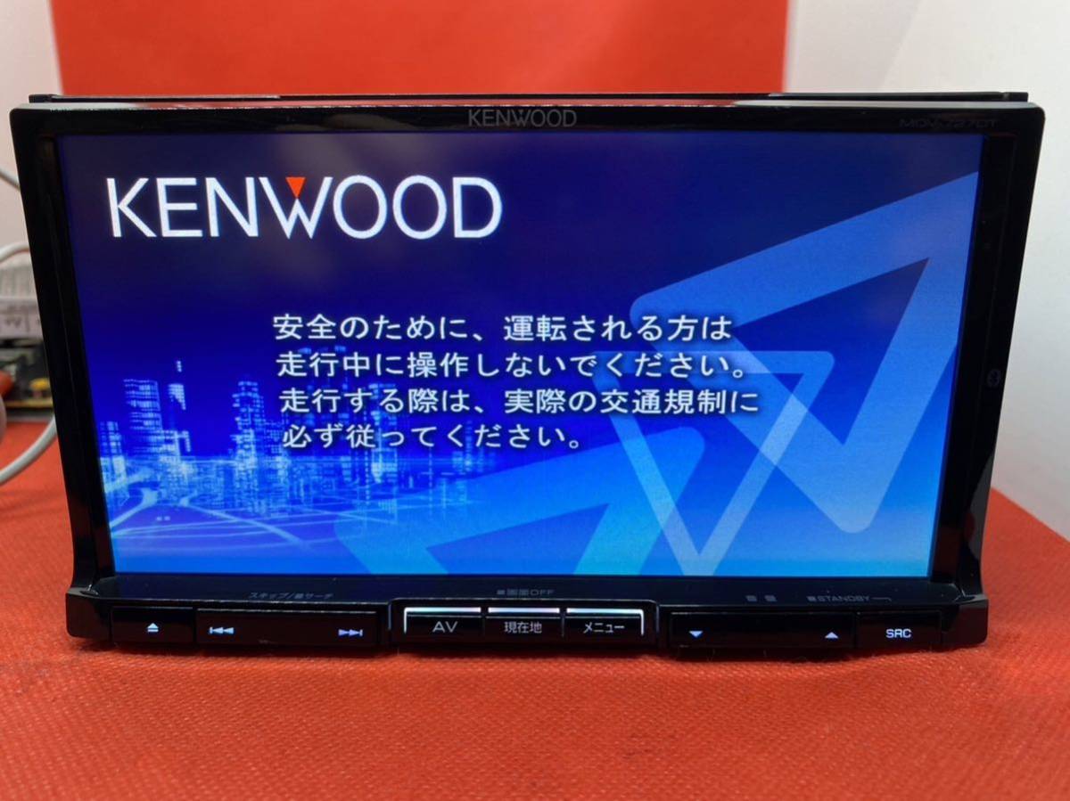 KENWOOD 最上級ナビ MDV-727DT 新品パーツ多数＋バックカメラ付き-