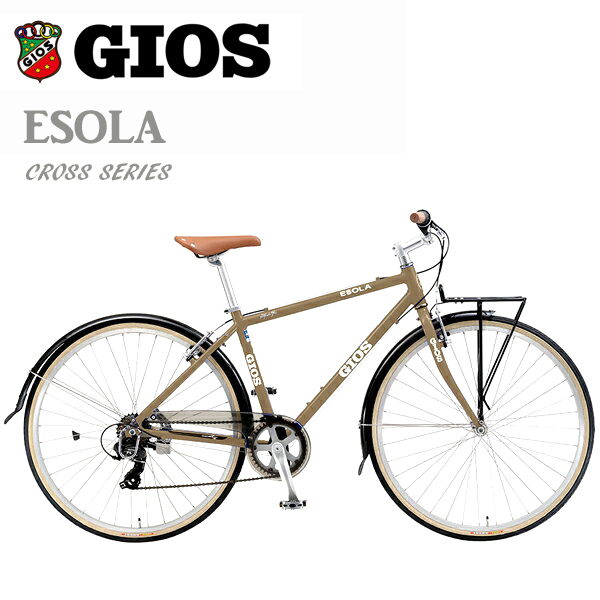 GIOS ESOLA ジオス クロスバイク ジオス イソラ ブラウン クロスバイク