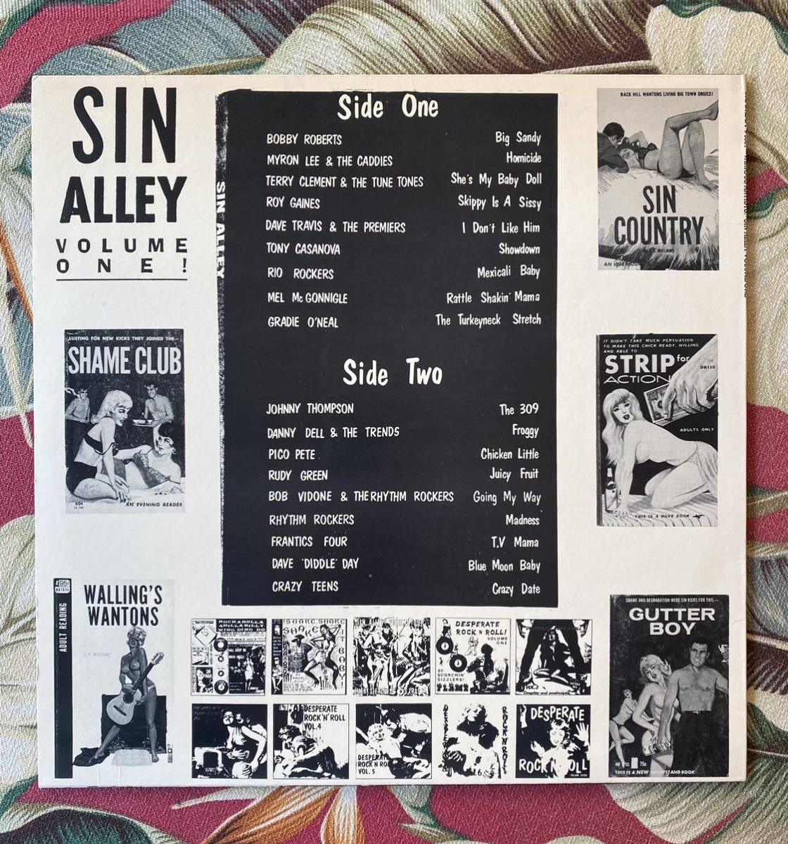 Various Sin Alley Volume One! LP Big Daddy-5501 Black Rock’n’Roll ロカビリー_画像2