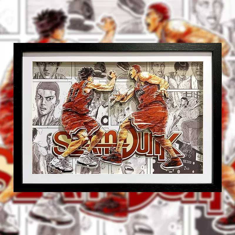 ヤフオク! - 「SLAM DUNK」スラムダンク 立体画 3D仕様 ◎桜...