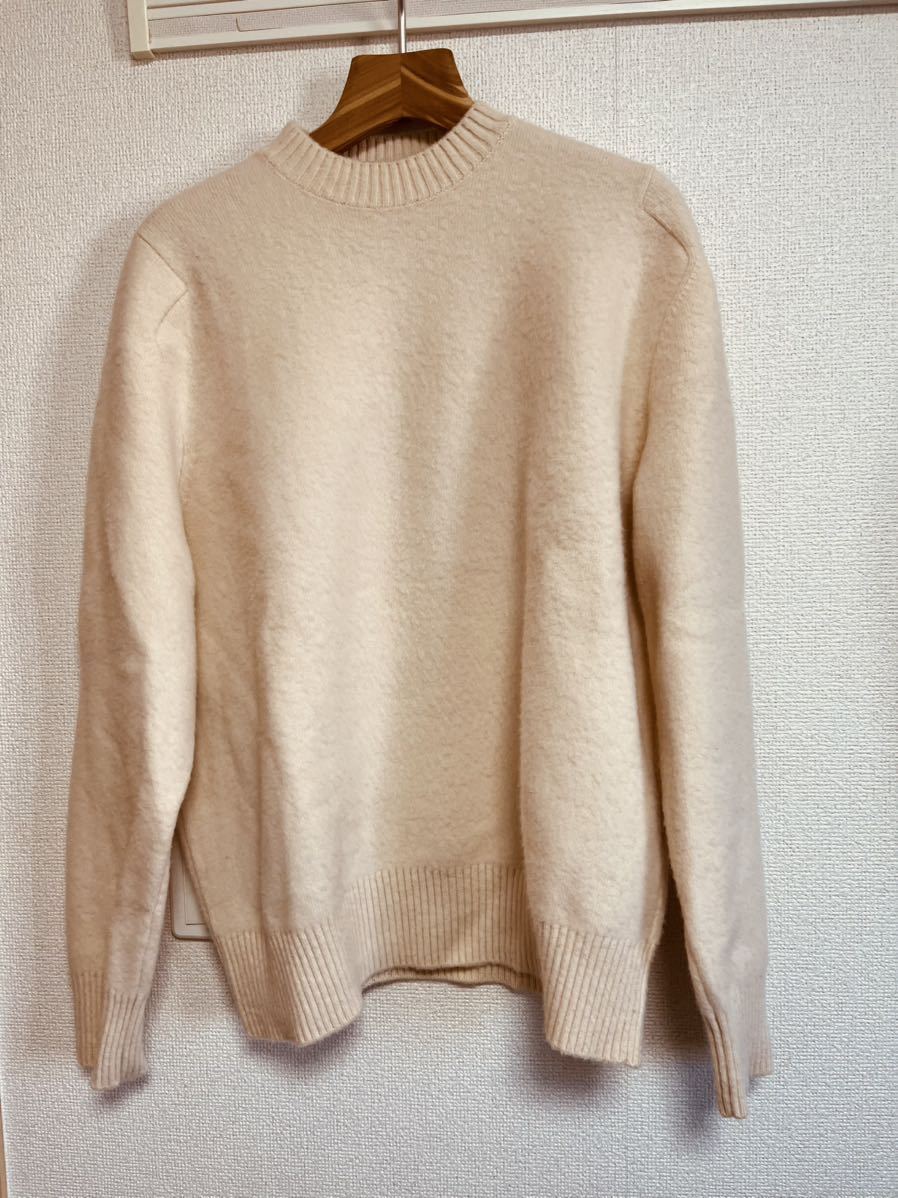 逸品】 ジルサンダー sander jil ニット クルーネック ロゴ CREWNECK