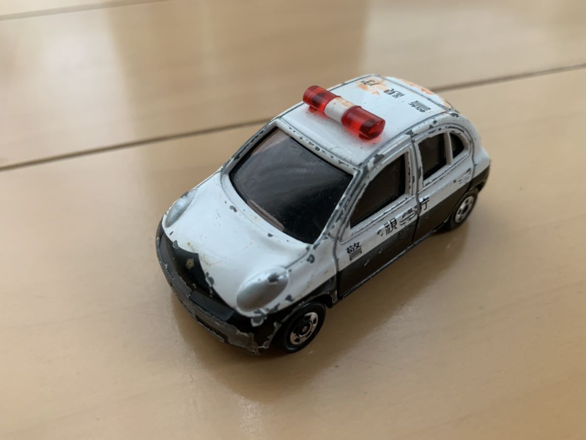 中古　マーチ　パトカー　警視庁　NO.35 ミニカー　NISSAN_画像1