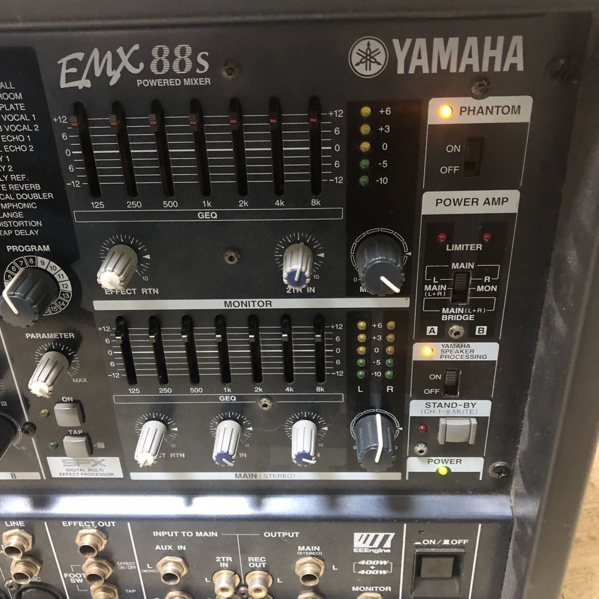 セールスプロモーション 【美品】ヤマハ EMX88S パワードミキサー ８ch