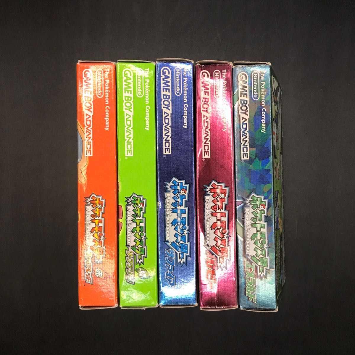 良品 5本セット】ポケットモンスター ゲームボーイ アドバンス コンプ GBA-