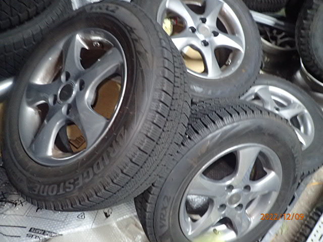 溝有り TOPRUN 14x5.5J +45 ブリザック VRX2 185/65R14 2019年製 4本 ヴィッツ パッソ フィット キューブ ノート モビリオ_画像1