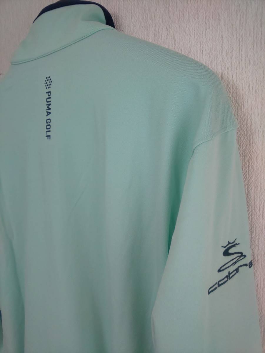 US Puma Cobra Rotation pull over green XXL special order extra-large embroidery entering 