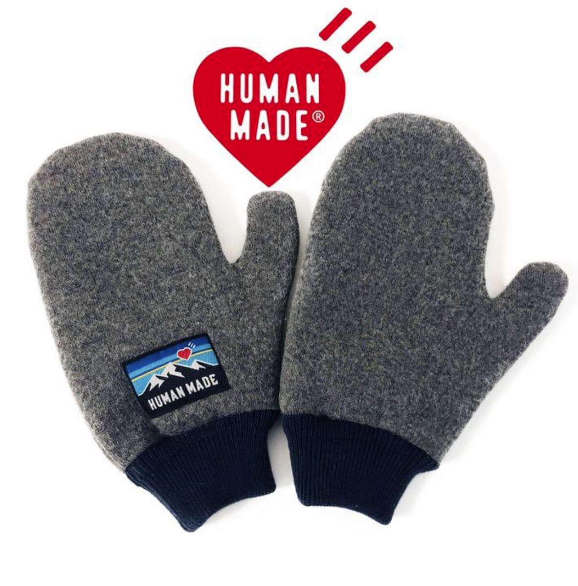 HUMAN MADE フリース・コレクション 手袋 / SWEAT FLEECE MITT ヒューマンメイド