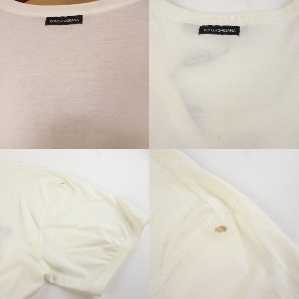 未使用品 ドルチェ&ガッバーナ ドルガバ Tシャツ メンズ 未使用品 ドルチェ&ガッバーナ ドルガバ Tシャツ メンズ