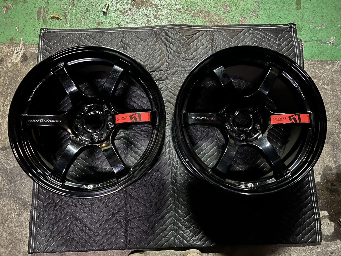 ヤフオク! - RAYS グラムライツ 57D 9.5J +12 114.3 18インチ...