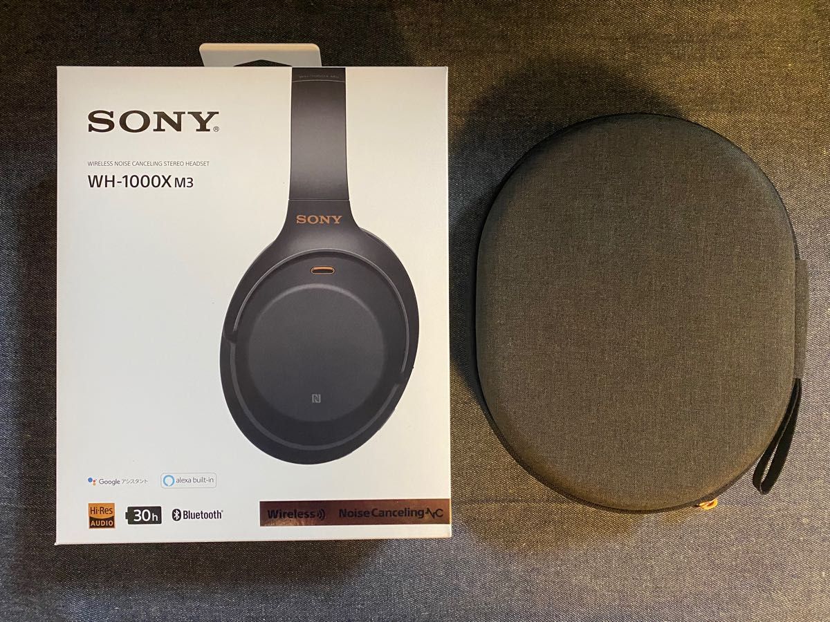 SONY ソニー WH-1000XM3(B) ノイズキャンセリングヘッドホン 【メール