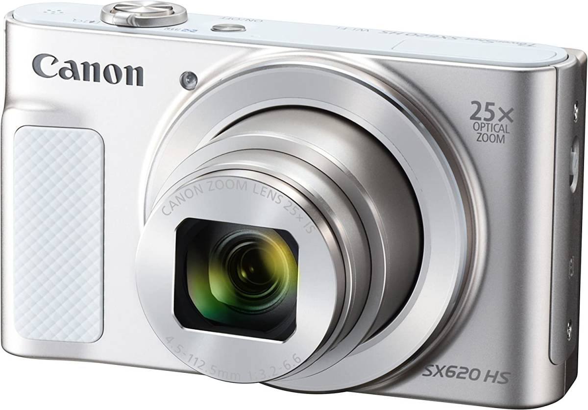 Canon コンパクトデジタルカメラ PowerShot SX620 HS ホワイト 光学25