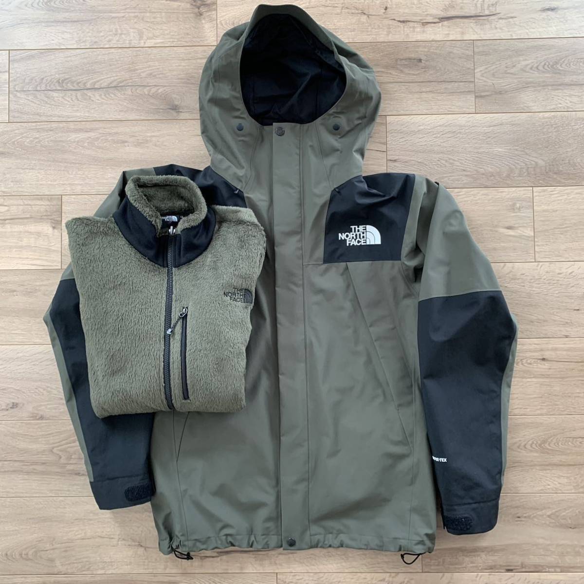 THENORTHFACE ザノースフェイス ジャンパー&フリース2点セット ...