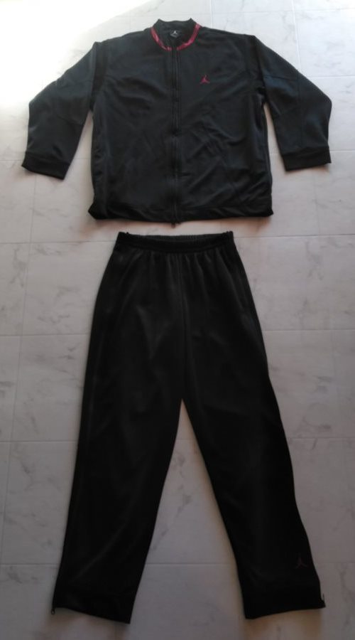 ※即決※AIRJORDAN ジョーダン セットアップ SETUP L 黒赤 ウォームアップ