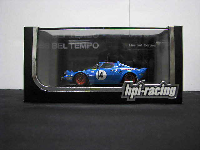 37. 未展示 hpi・racing 1/43 ランチア ストラトス HF #4 1979 モンテ カルロ