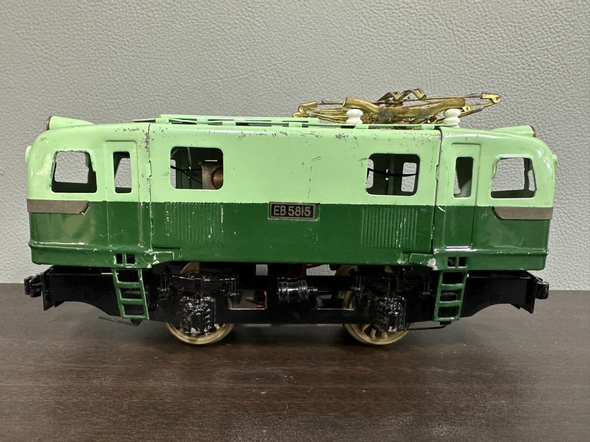 Oゲージ EB5815 電気機関車 鉄道模型 昭和レトロ アンティーク ヴィンテージ 動作未確認 現状品