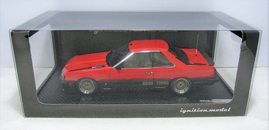 ■ignition model 1/18 ニッサン スカイライン 2000 RS-ターボ (R30) レッド ENホイール イグニッションモデル ミニカー