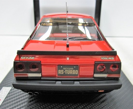 ■ignition model 1/18 ニッサン スカイライン 2000 RS-ターボ (R30) レッド ENホイール イグニッションモデル ミニカー 6