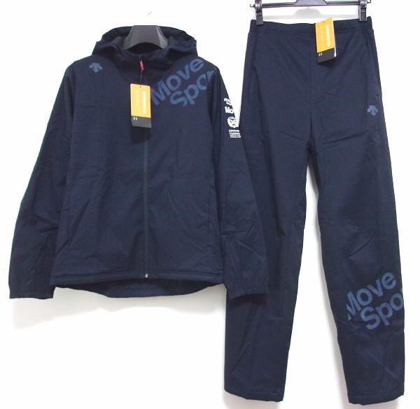 1着でも送料無料 新品★DESCENTE★デサント★AIR THERMOTION★ウインドブレーカー★ジャケット&パンツ★上下セット★軽量 保温 防風 はっ水★M★ネイビー デサント 1着でも送料無料 新品★DESCENTE★デサント★AIR THERMOTION★ウインドブレーカー★ジャケット&パンツ★上下セット★軽量 保温 防風 はっ水★M★ネイビー デサント
