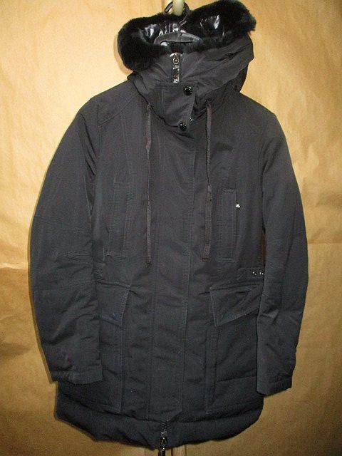 モンクレール MONCLER CERISIER ラビットファー フード ダウン コート