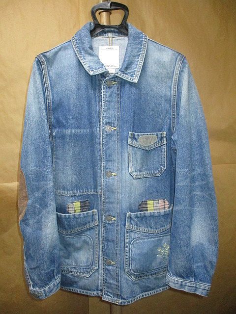 VISVIM 2012 SS RAFFIA COVERALL DAMAGED-8 デニム カバーオール