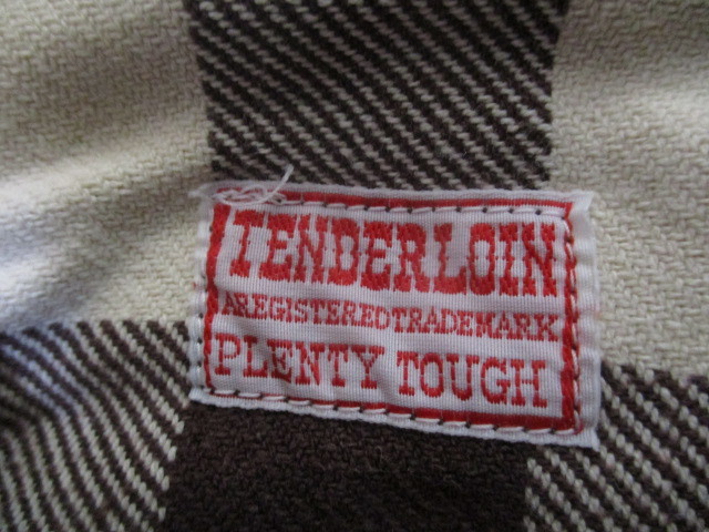 テンダーロイン 　TENDERLOIN　初期　old アーカイブ　 T-FLANNEL CHECK SHT　ボックスロゴ　チェック　ネルシャツ　XL_画像3