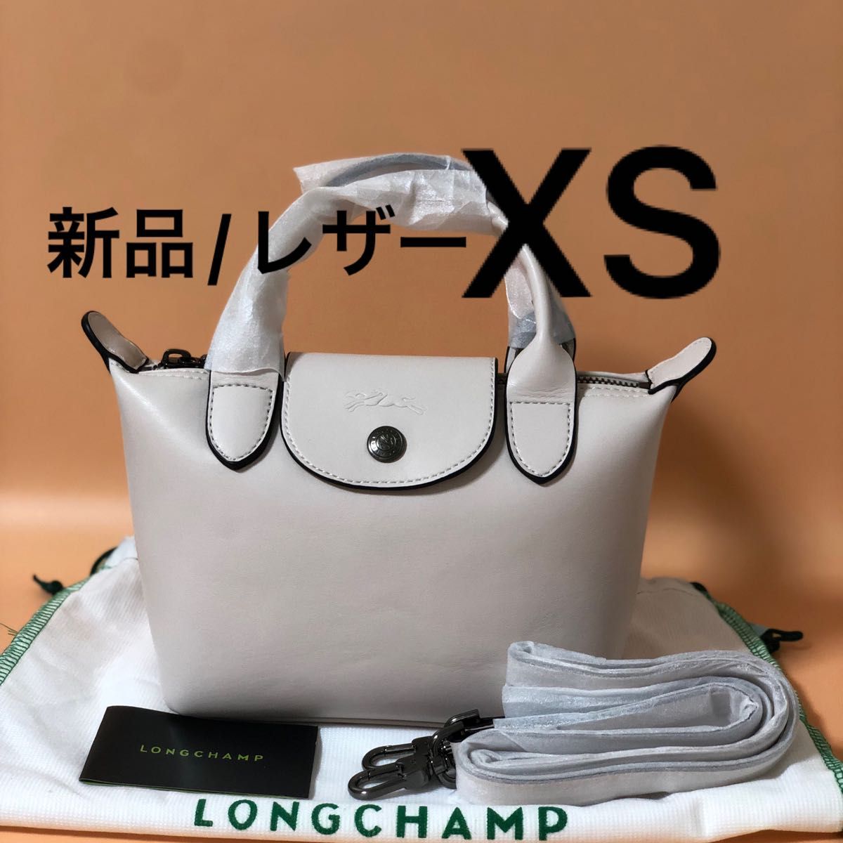 新品】最新 ロンシャン ルプリアージュキュイール XS 3wayレザー