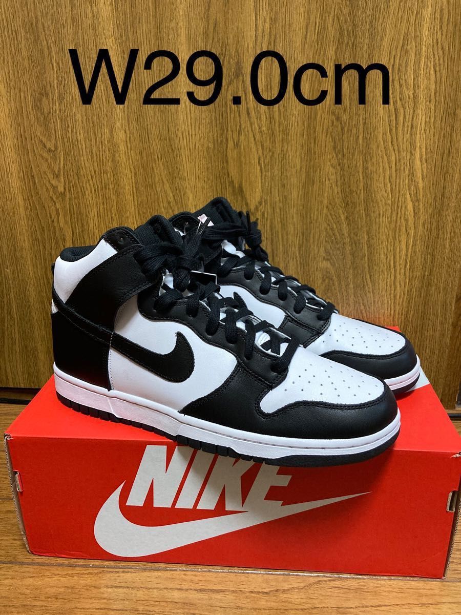 NIKE WMNS DUNK HIGH w29.0cm ダンクハイ パンダ メンズファッション