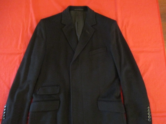 ★【新品・未使用・半額以下】★GUCCI/グッチ/CHESTERCOAT★チェスターコート/5ボタン・グッチ刻印入り/ブラック/48R★_画像3