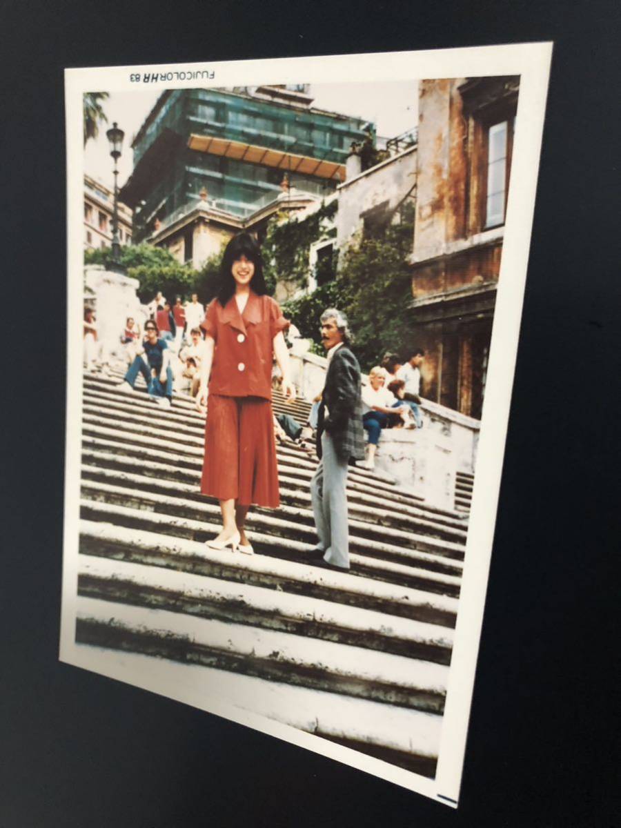  Nakamori Akina life photograph фотография 1983 год Showa подлинная вещь E версия * состояние хорошо!*