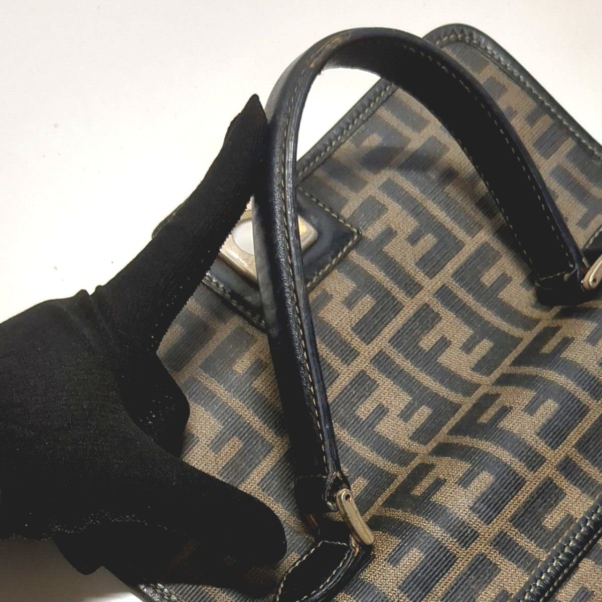 ☆激レア!ヴィンテージ☆ FENDI フェンディ ズッカ柄 ハンドバッグ