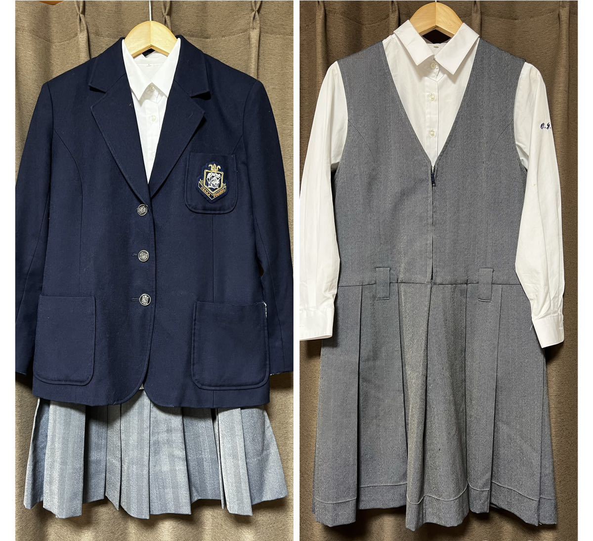 ヤフオク! - コスプレ衣装 大阪女学院 高校 中学 制服 ジャンパースカ...