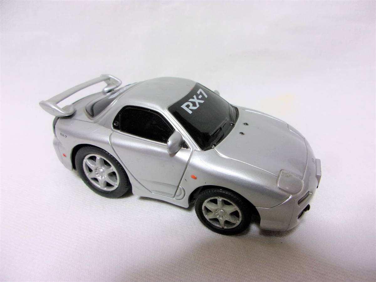 ２００１年製★マツダサバンナRX-７シルバー★プルバック カー／ミニカー／チョロQ_画像2