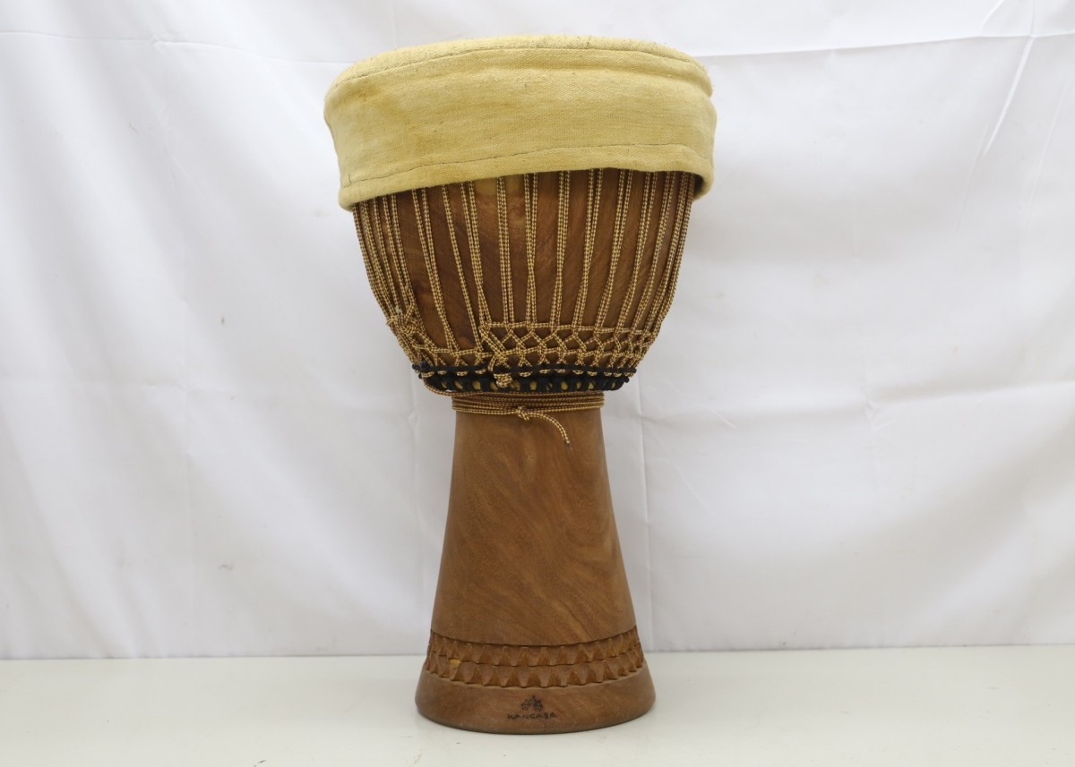 Yahoo!オークション - KANGABA カンガバ ジャンベ アフリカ 民族楽器 木...