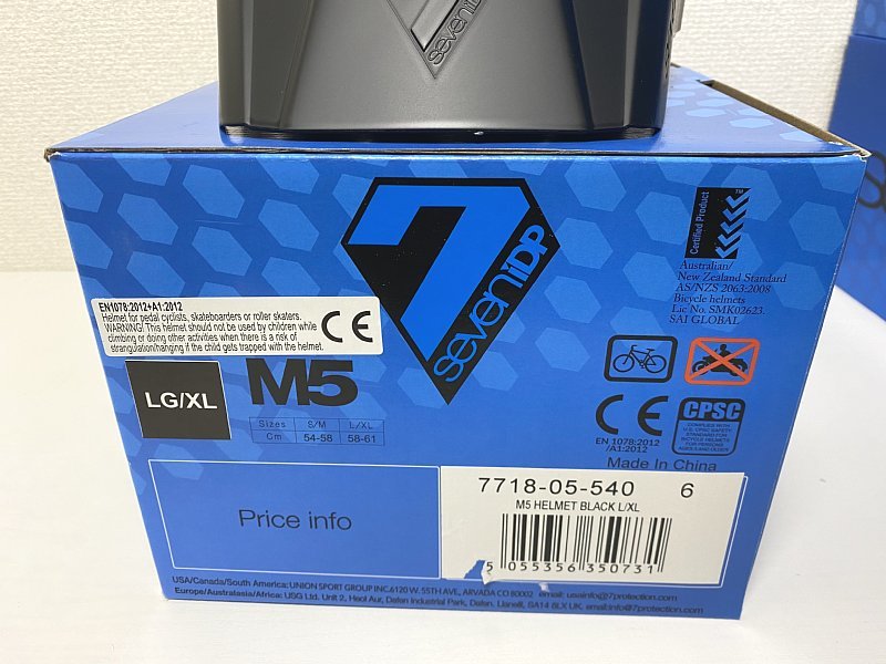 送料無料■新品 7iDP M5 ヘルメット L/XL 58~61cm ブラック サイクリング MTBトレイル _画像2