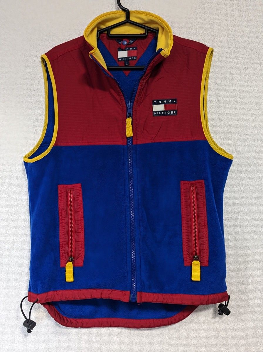 90S TOMMY HILFIGER インナーフリース付き ナイロンジャケット トミーヒルフィガー マウンテンライトジャケット