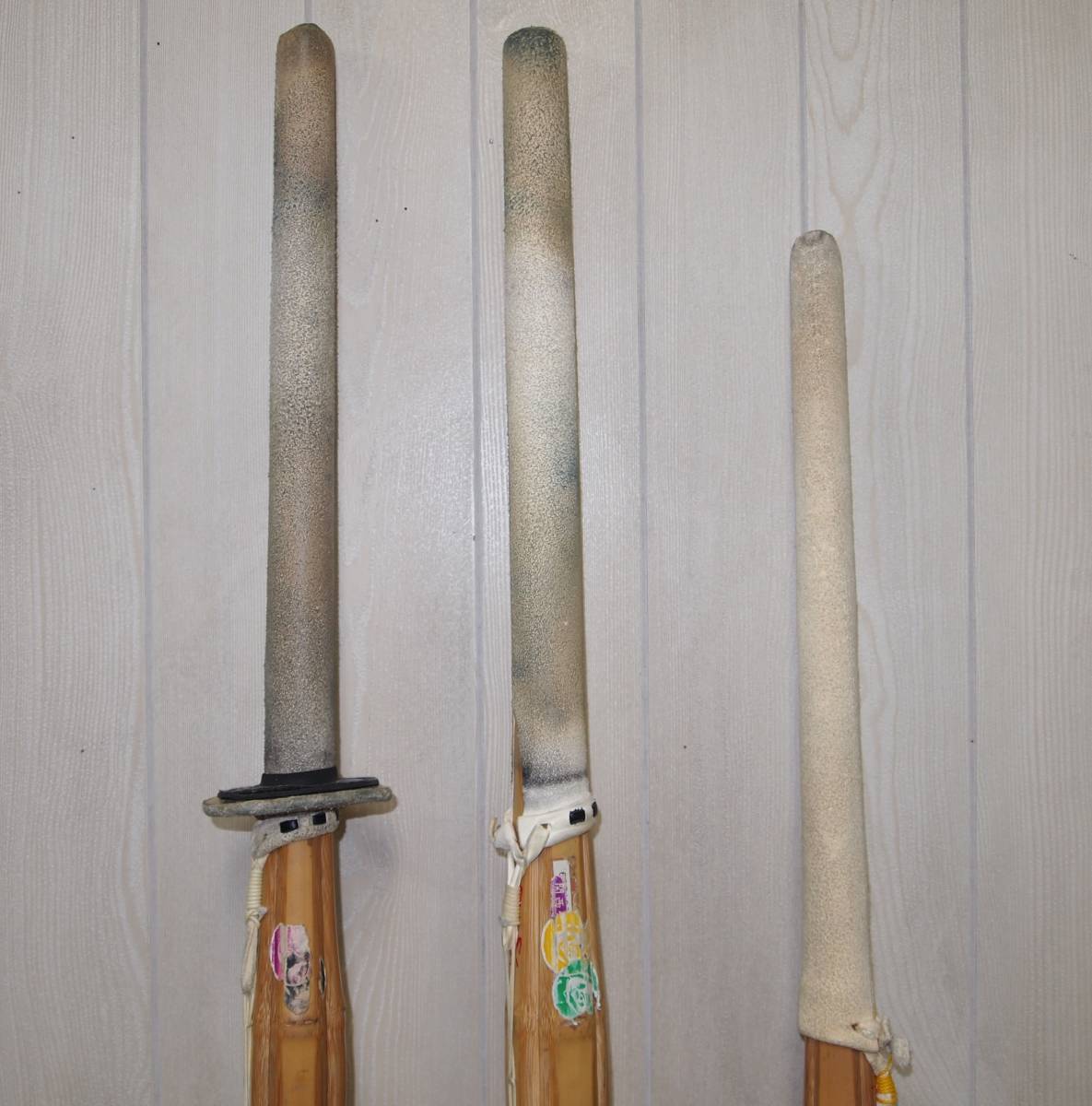  б/у товар * kendo * бамбуковый меч 3шт.@* плечо .. кейс для хранения * тренировка инструмент *107S4-F9122