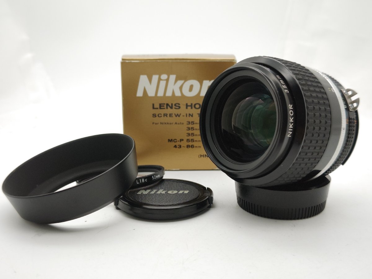 ー品販売 フード HN-3 + Ai-s F1.4 35ｍｍ NIKKOR NIKON L1Bc