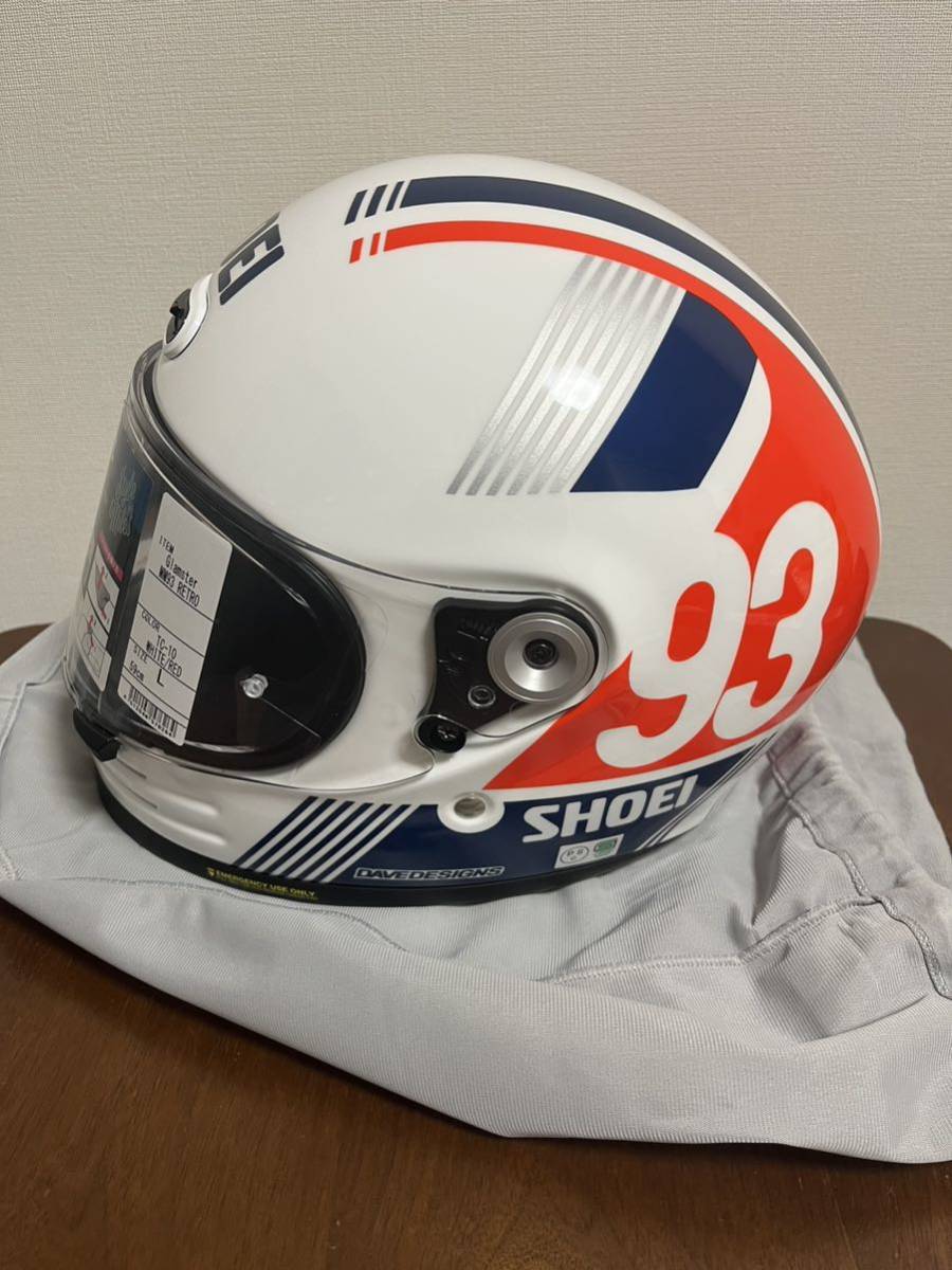 SHOEI Glamster MM93 RETRO Ｌサイズ レトロ グラムスター MM93 受注