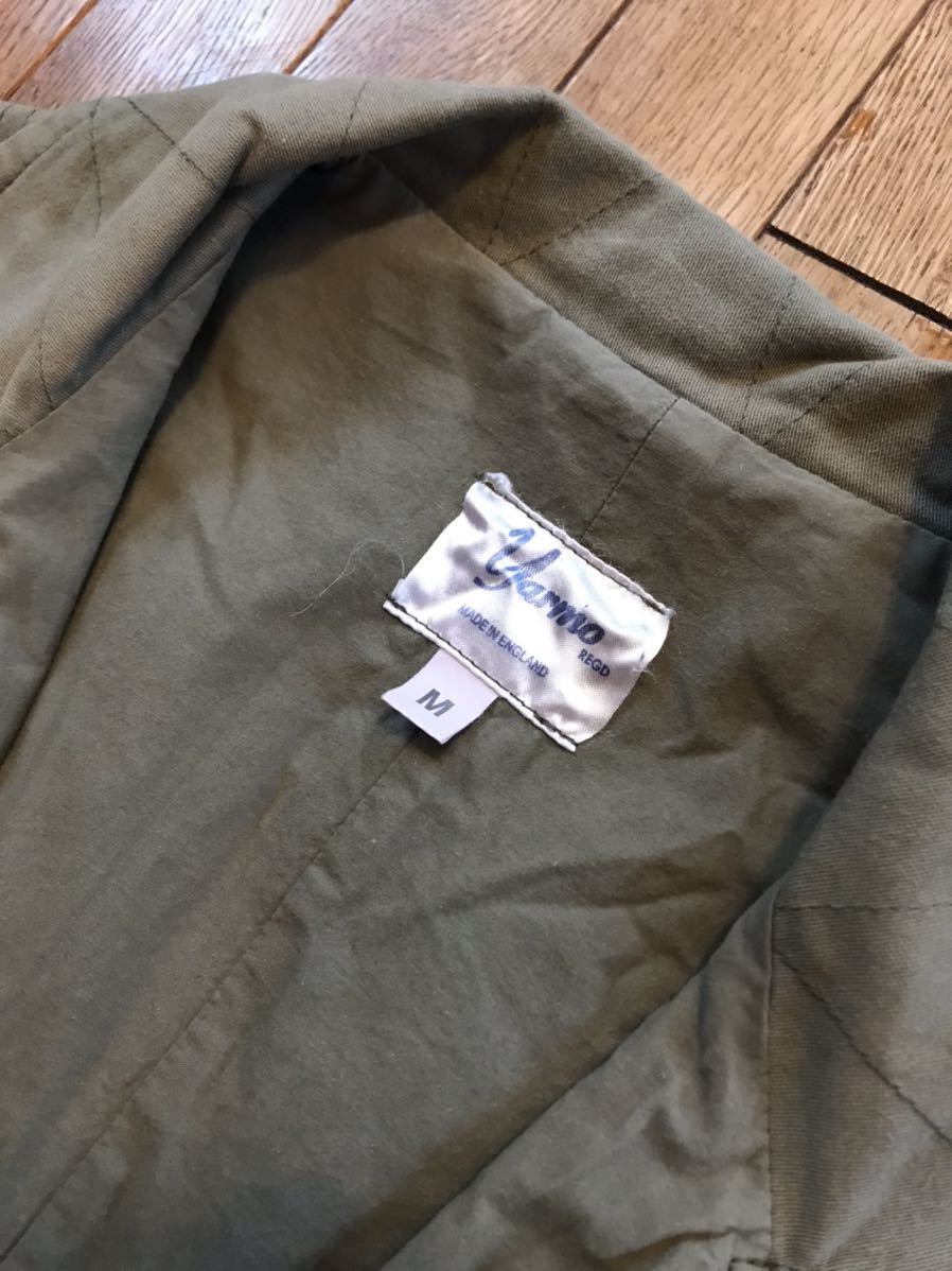 YARMO WORKCOAT OLIVE Mサイズ ENGLAND製 ヤーモ ワークコート オリーブ イングランド製の画像3