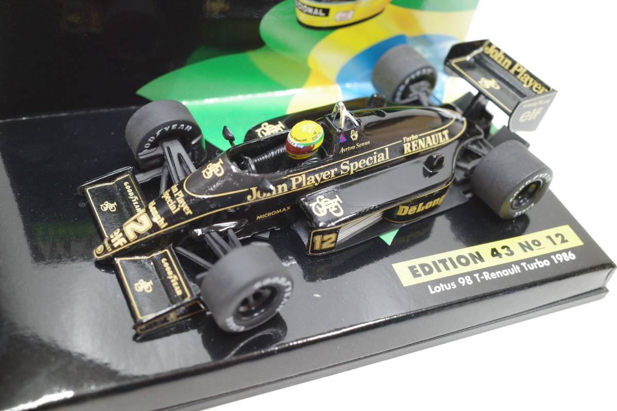 アイルトン・セナ★ロータスルノー９８T★１２★１９８６年★セナコレクション限定品 セナコレ12 1/43 ロータス ルノー 98T ターボ セナ 1986 RENAULT