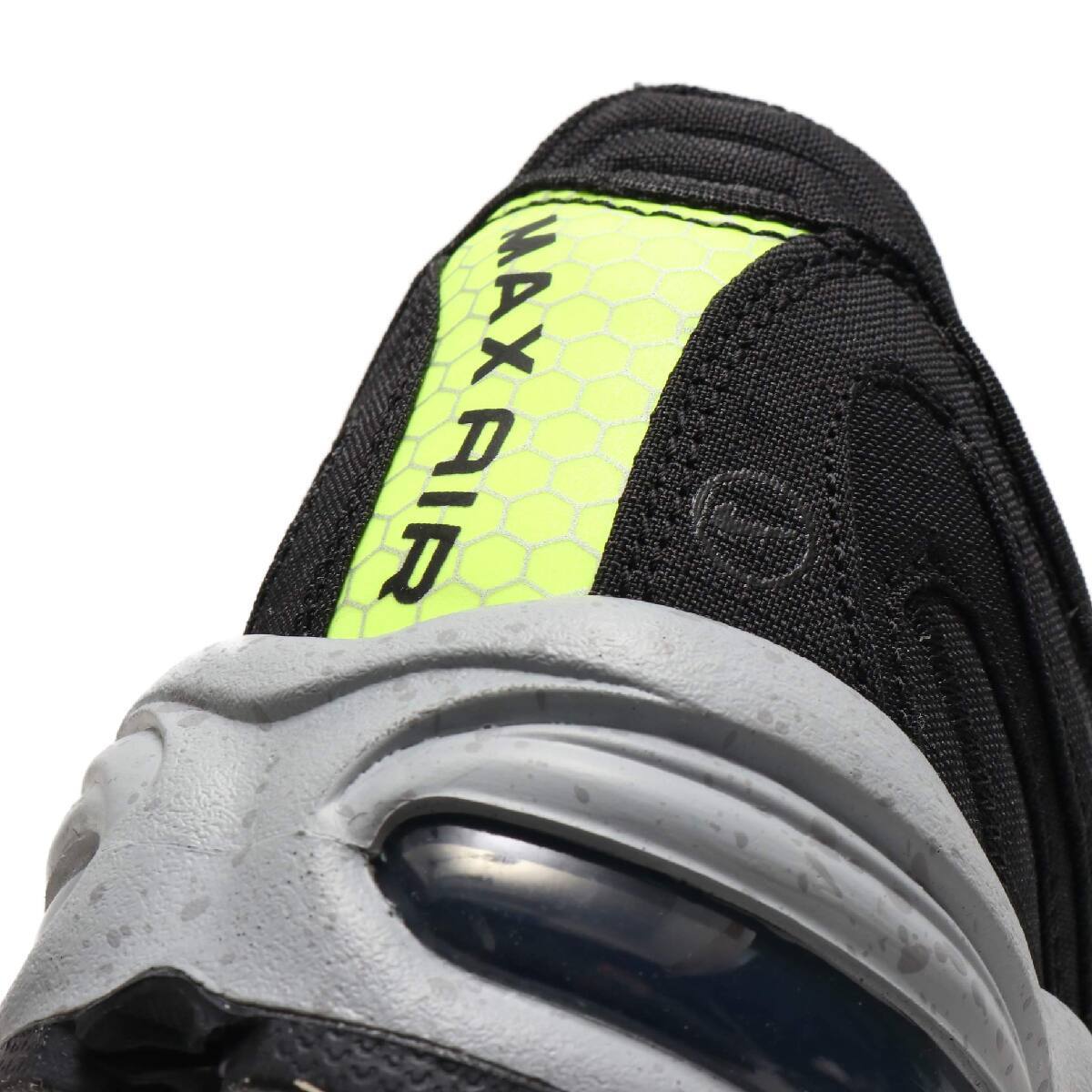 ☆NIKE AIR MAX TAILWIND IV SP RIPSTOP 黒/薄灰/蛍光黄 28.0cm ナイキ エア マックス テイルウィンド 4 SPリップストップ BV1357-002_画像6