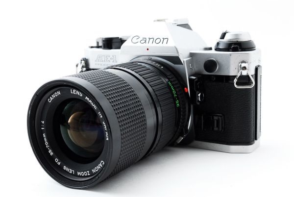 キャノン Canon AE-1 Program Black 35mm SLR w/ NFD NewFD 35-70mm f/4 清掃済 1100556