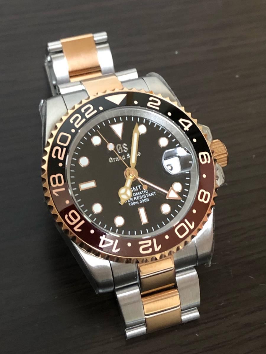 Yahoo!オークション - □□セイコー GMT SEIKO NH34 MOD オマー...