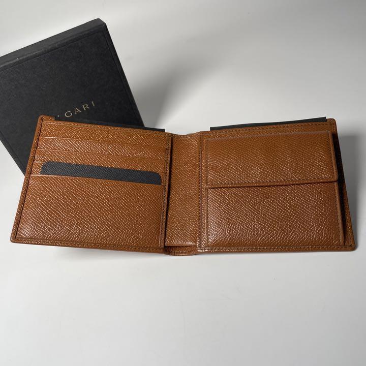 未使用 ブルガリ BVLGARI 2つ折り財布 レザー | charcas.gob.mx