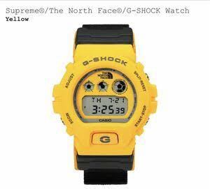 希少カラー イエロー Supreme The North Face CASIO G-SHOCK Watch シュプリーム ノース フェイス カシオ Gショック コラボ レア